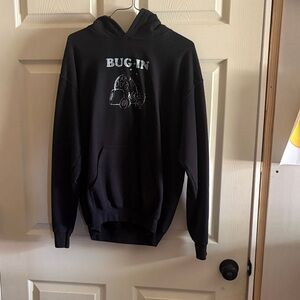 Gildan Black 'Bug-In' Graphic Hoodie